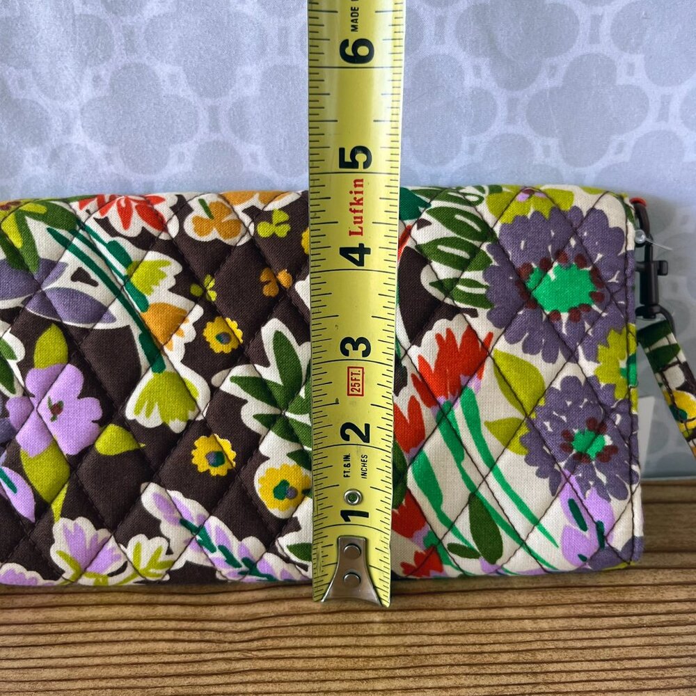 Vera Bradley Evening Garden Wallet Crossbody NWT Floral - Picture 10 of 13